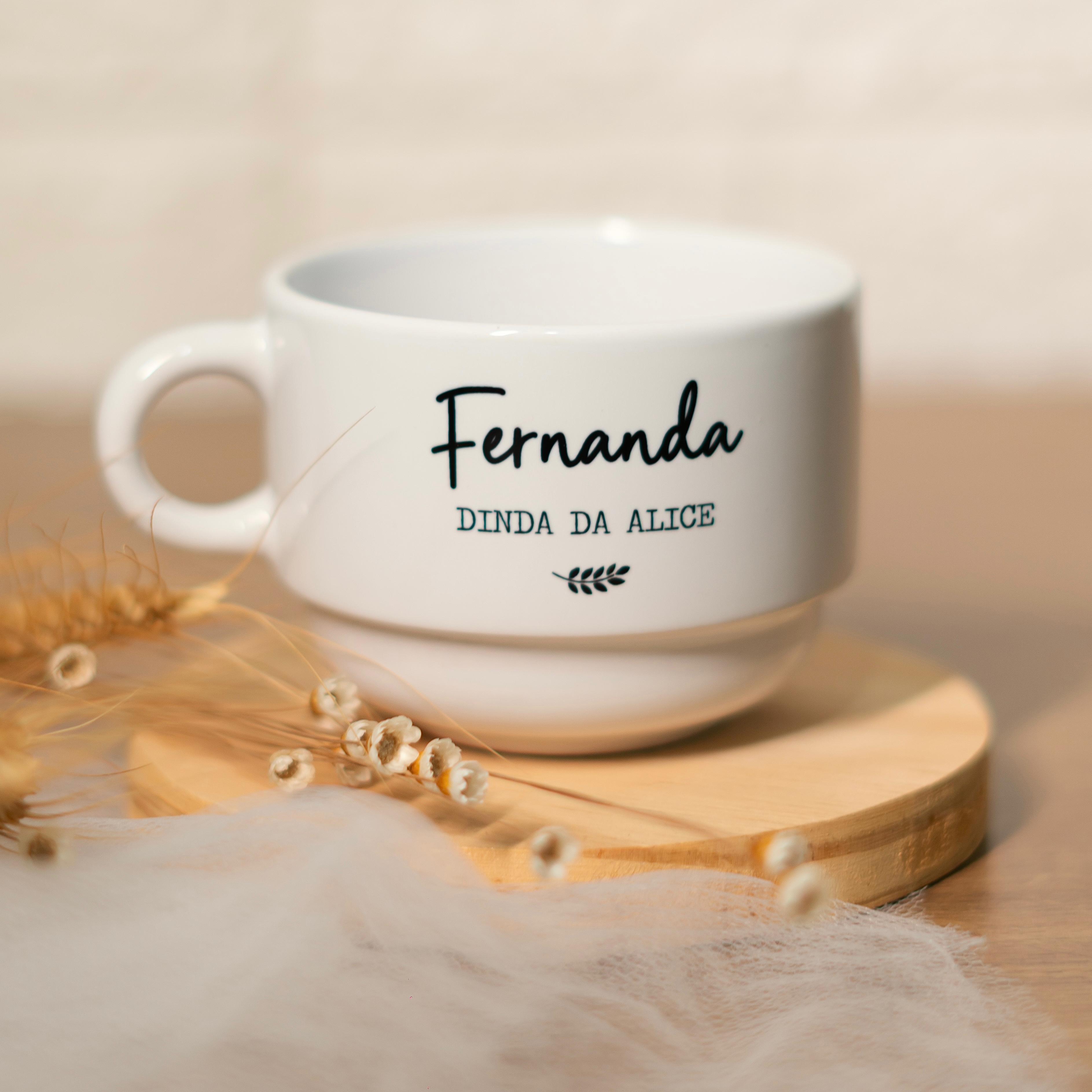 Xícara Cerâmica Personalizada - Avulsa