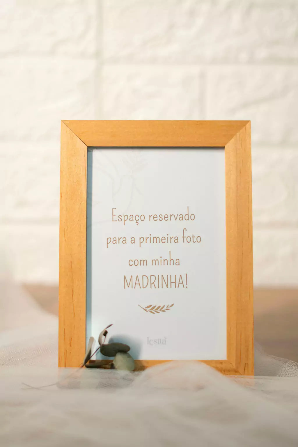 Kit Amor Individual - Convite/Agradecimento Padrinhos Batismo